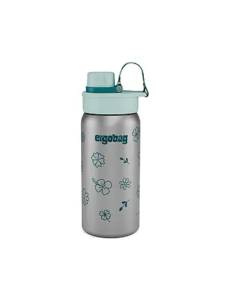 ERGOBAG | Botella de agua de acero inoxidable Jungla | silber
